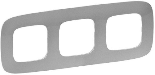 Рамка универсальная Legrand Valena Allure 3-м. алюминий картинка